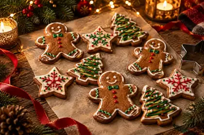 Galletas de jengibre decoradas