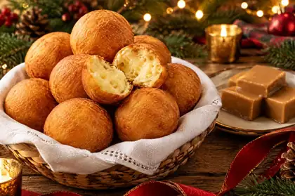 Buñuelos colombianos de queso